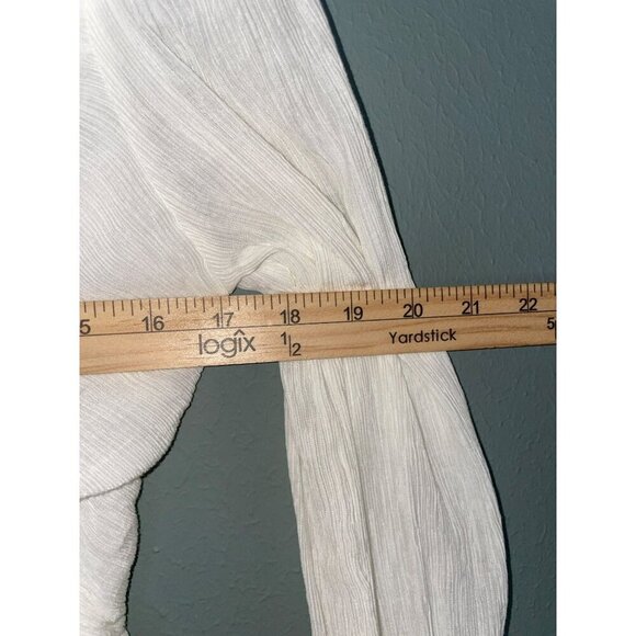 Free People Daia Textured Deep V Blouse - Picture 6 of 11